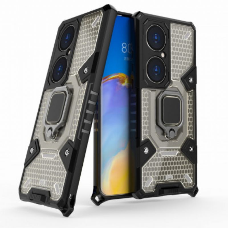 Cover Huawei P50 Pro Modstandsdygtig Hybrid Honeycomb Style