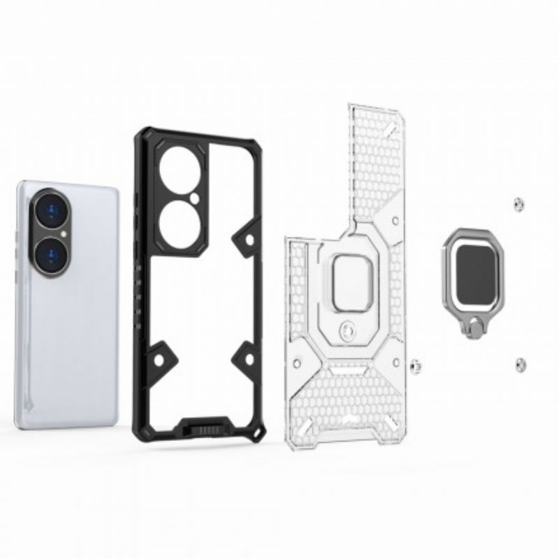 Cover Huawei P50 Pro Modstandsdygtig Hybrid Honeycomb Style