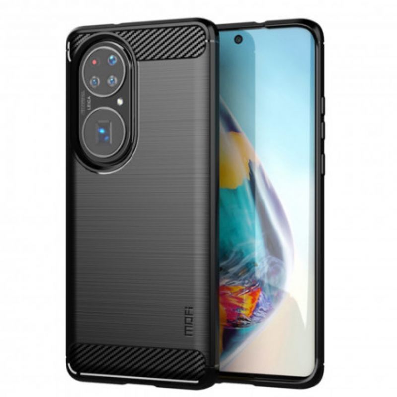 Cover Huawei P50 Pro Mofi Børstet Kulfiber