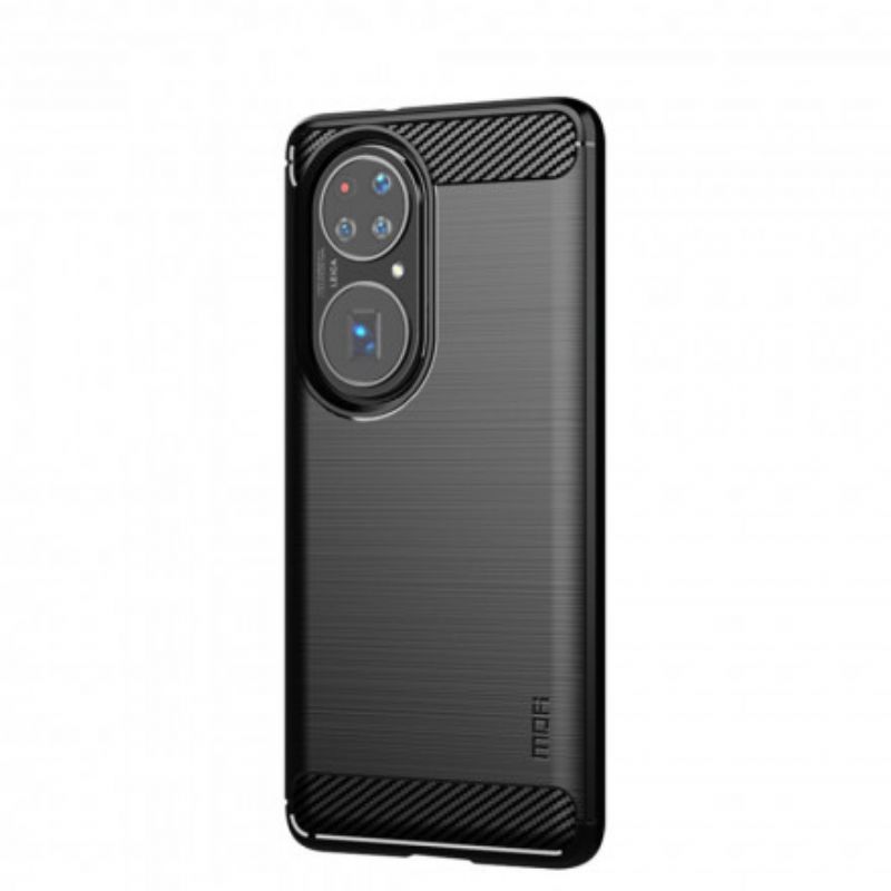 Cover Huawei P50 Pro Mofi Børstet Kulfiber