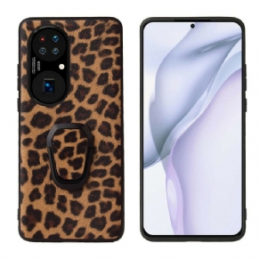 Cover Huawei P50 Pro Ringstøtte I Leopardstil