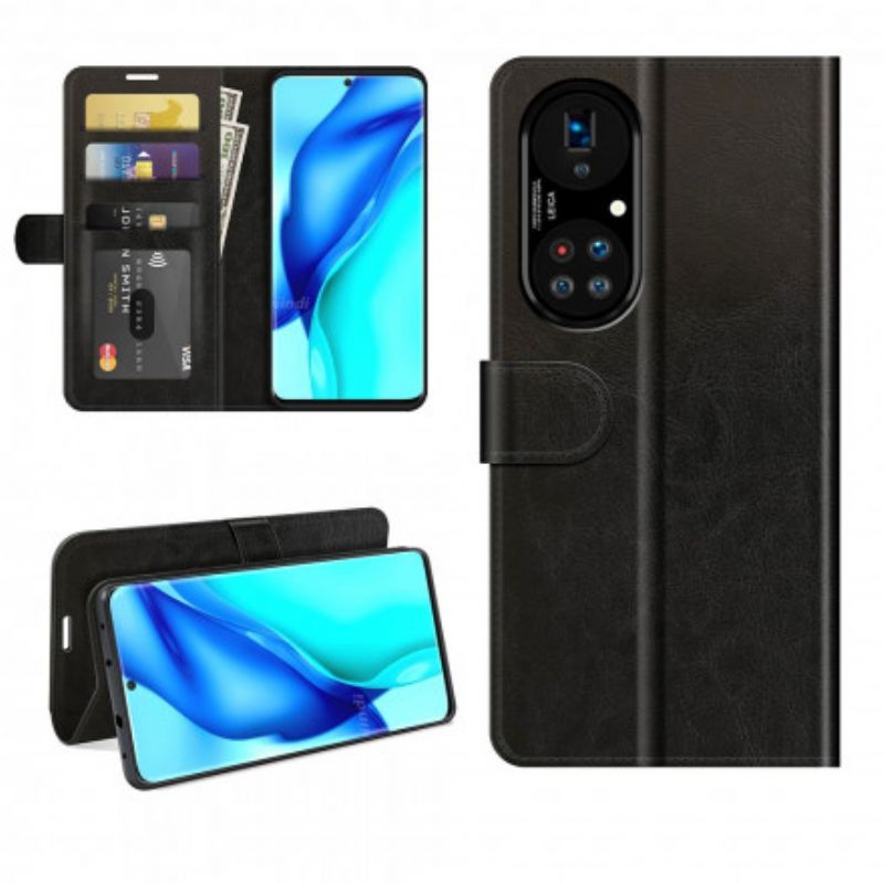 Flip Cover Huawei P50 Pro Læderdesign I Stil