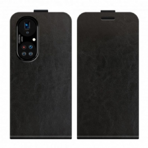 Læder Cover Huawei P50 Pro Flip Cover Lodret Flap Lædereffekt