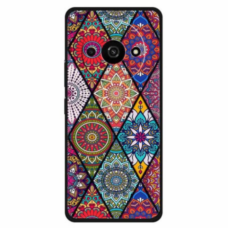 Cover Poco C61 Telefon Etui Blomstermandala