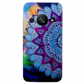 Cover Poco C61 Telefon Etui Mandalablomst