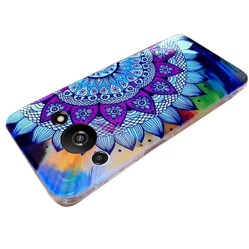 Cover Poco C61 Telefon Etui Mandalablomst