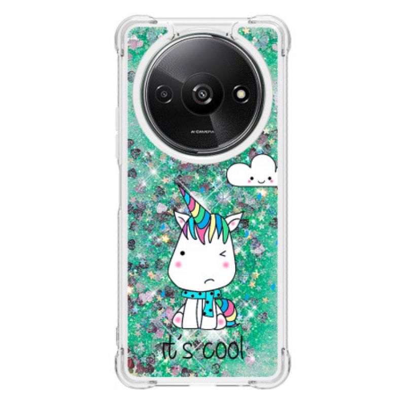 Cover Poco C61 Unicorn Glitter