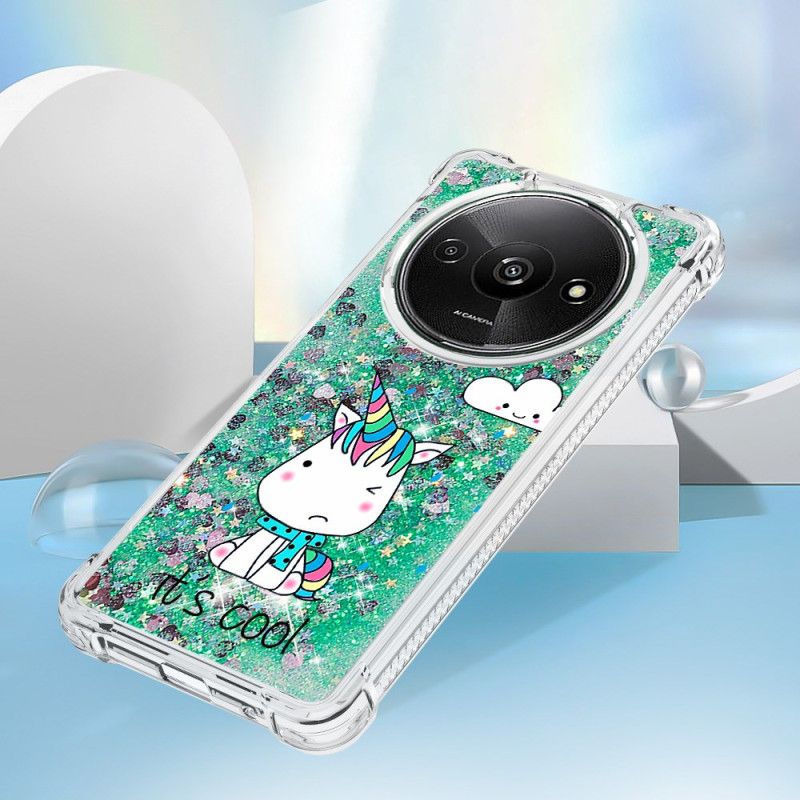 Cover Poco C61 Unicorn Glitter