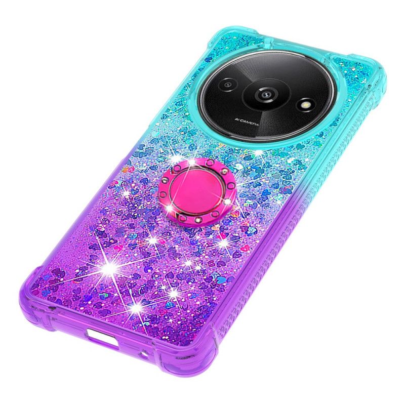 Cover Til Poco C61 Glitter Gradient Support Ring