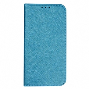 Flip Cover Poco C61 Krydstekstur