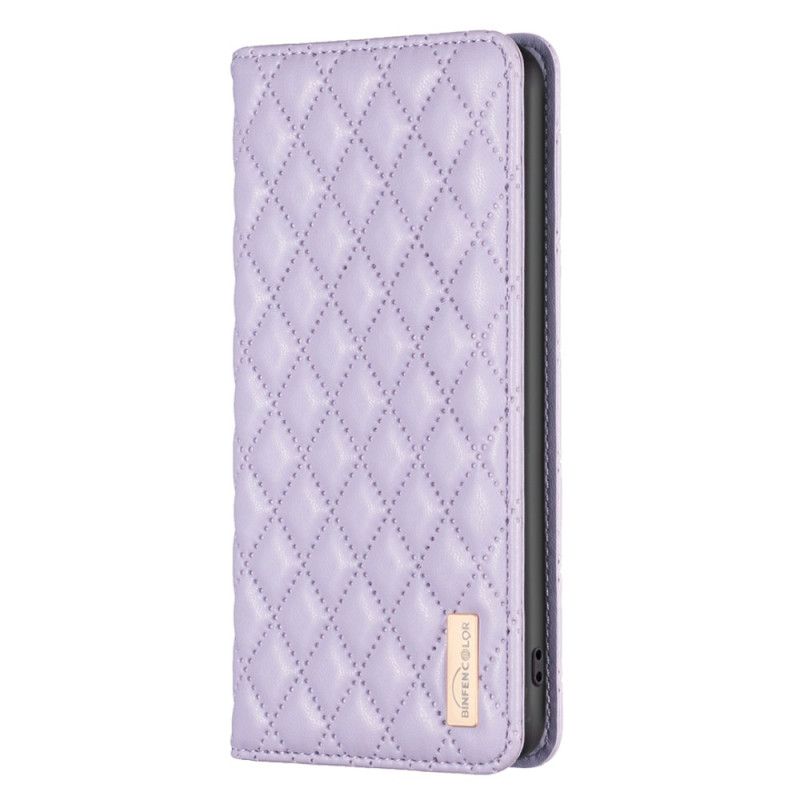 Flip Cover Poco C61 Quiltet Binfen Farve