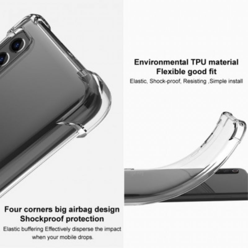 Cover Moto G100 Transparent Med Imak Skærmfilm