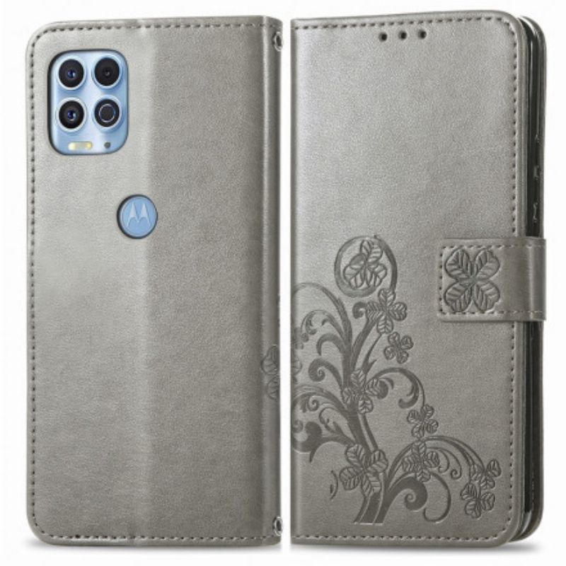 Flip Cover Moto G100 Asiatiske Blomster