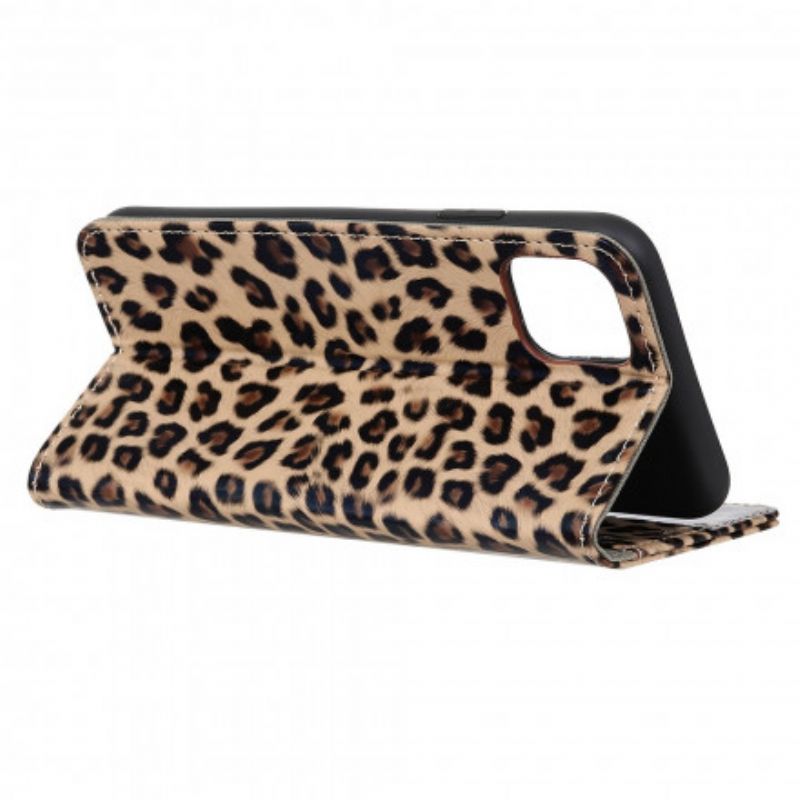 Flip Cover Moto G100 Leopard