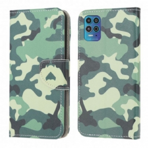 Flip Cover Moto G100 Militær Camouflage