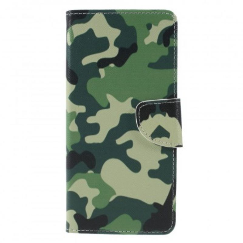 Flip Cover Samsung Galaxy A9 Militær Camouflage