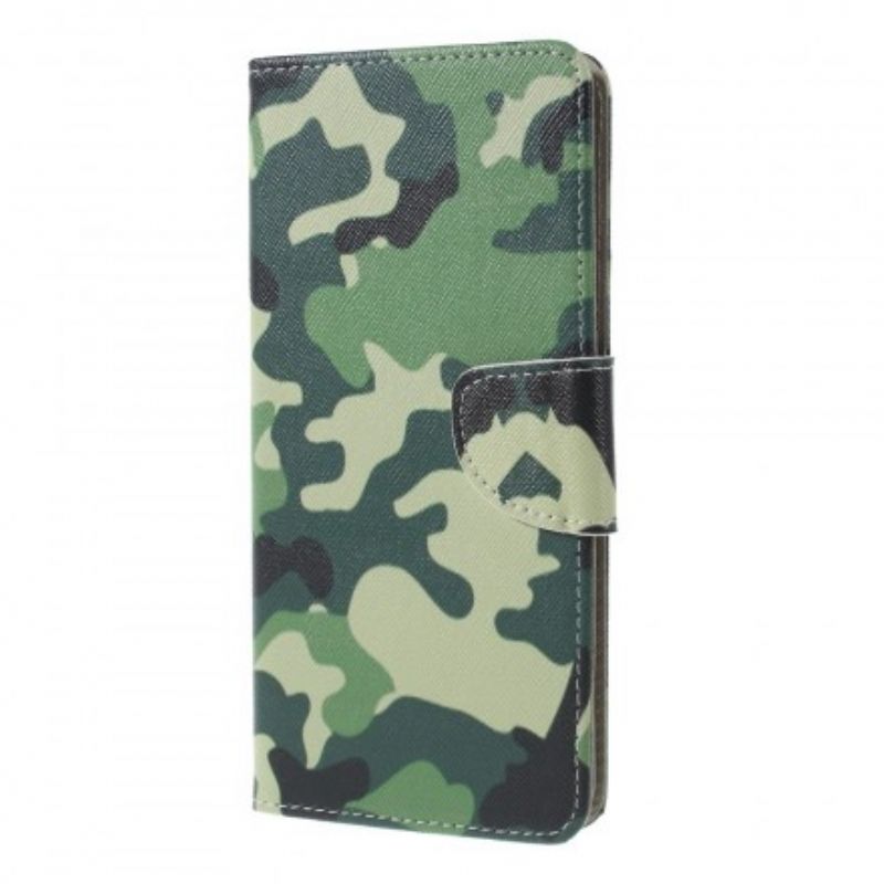 Flip Cover Samsung Galaxy A9 Militær Camouflage