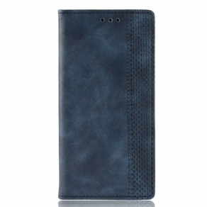 Cover Nokia 9 PureView Flip Cover Stylet Vintage Lædereffekt