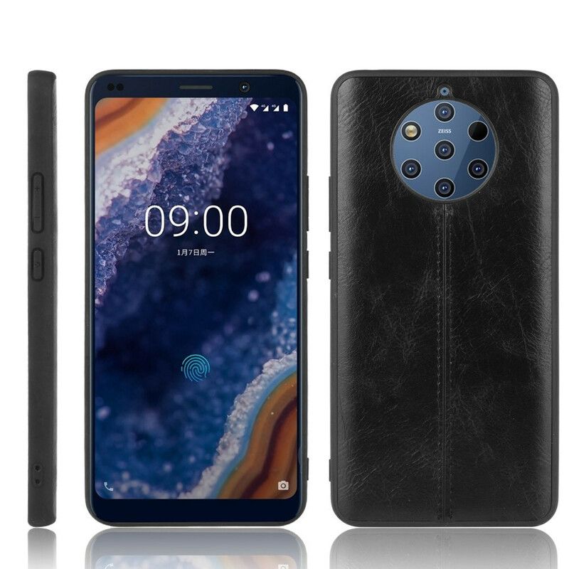 Mobilcover Nokia 9 PureView Søm Lædereffekt