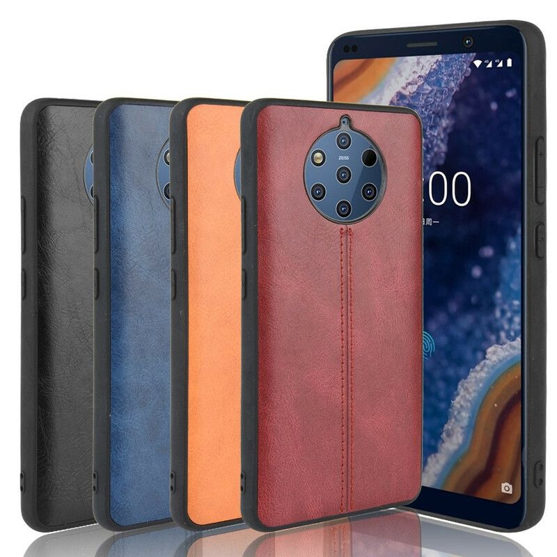 Mobilcover Nokia 9 PureView Søm Lædereffekt