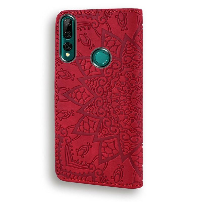 Flip Cover Huawei P Smart Z / Honor 9X Blomstertryk