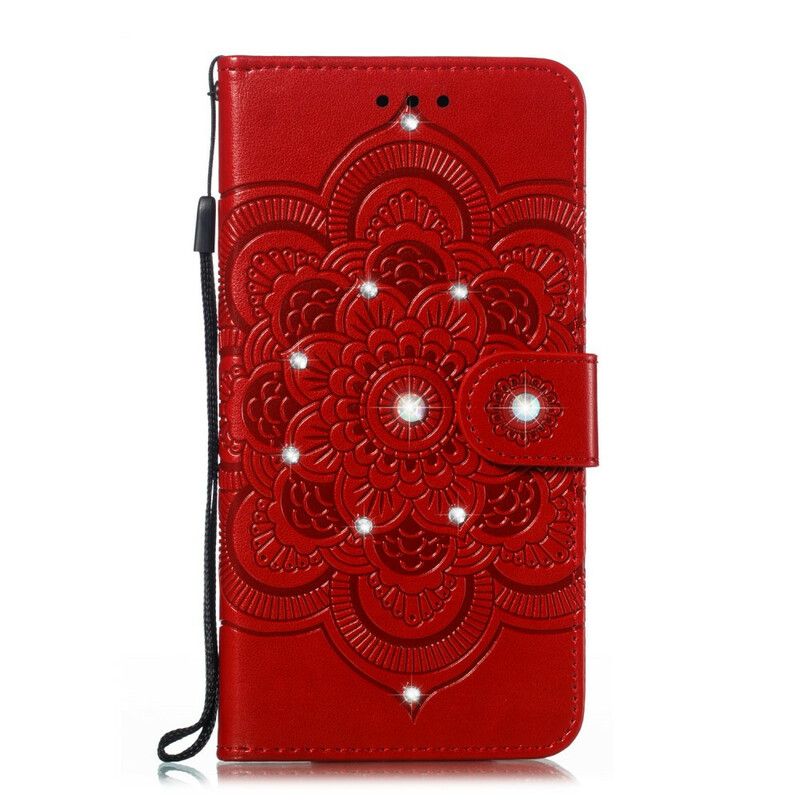 Flip Cover Huawei P Smart Z / Honor 9X Mandala Og Diamanter