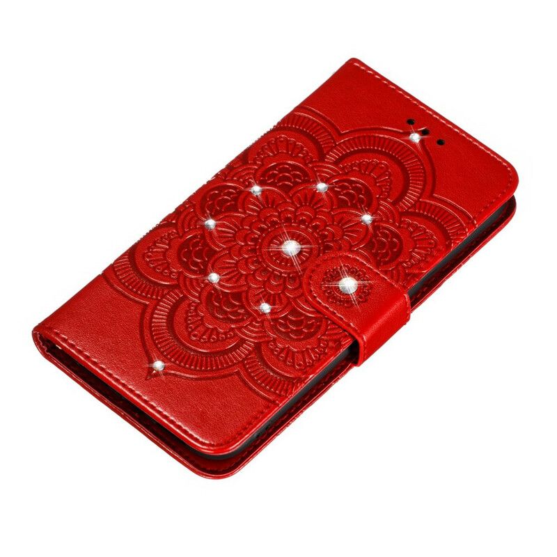 Flip Cover Huawei P Smart Z / Honor 9X Mandala Og Diamanter