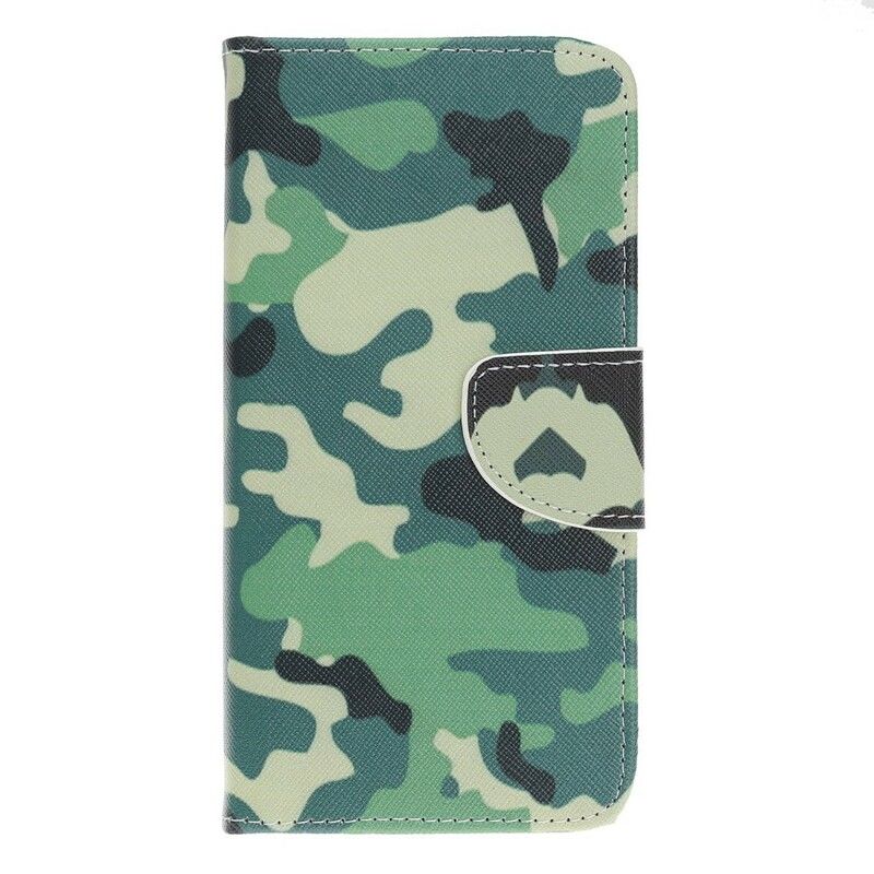 Flip Cover Huawei P Smart Z / Honor 9X Militær Camouflage