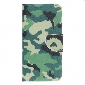 Flip Cover Huawei P Smart Z / Honor 9X Militær Camouflage