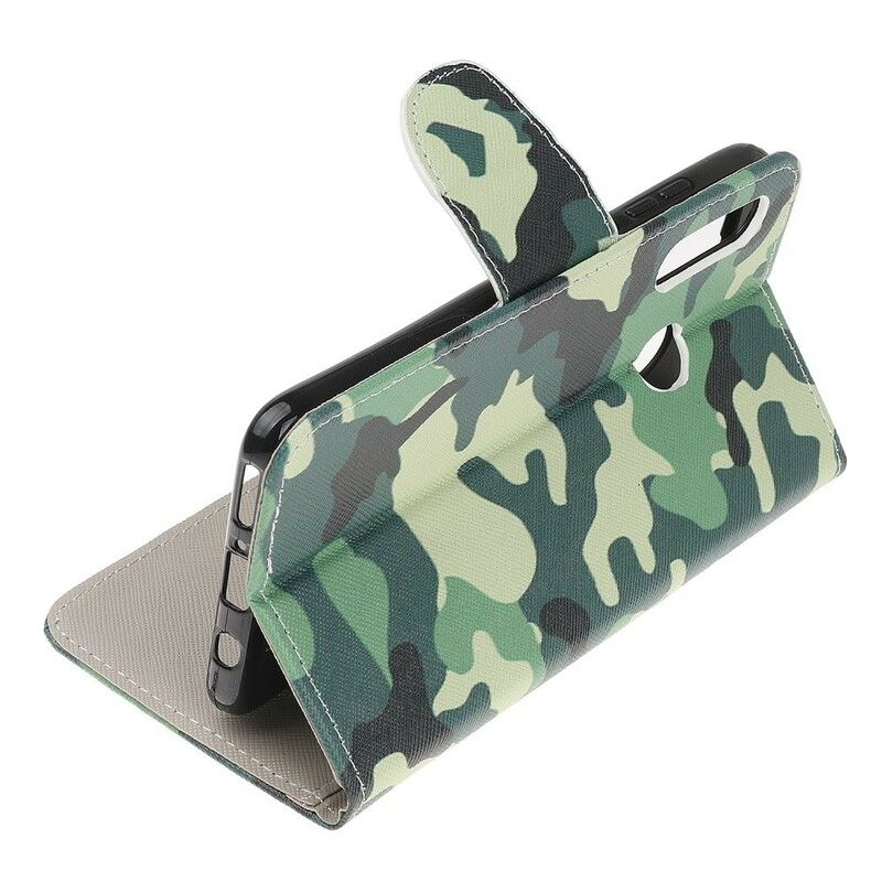 Flip Cover Huawei P Smart Z / Honor 9X Militær Camouflage