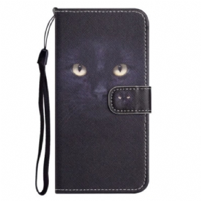 Flip Cover Xiaomi Redmi Note 12 4G Green Eyed Cat Med Snor