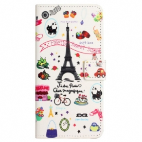 Flip Cover Xiaomi Redmi Note 12 4G Jeg Elsker Paris