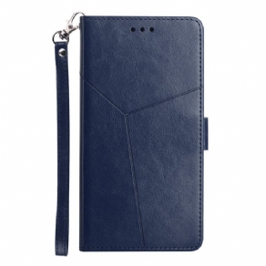 Flip Cover Xiaomi Redmi Note 12 4G Med Snor Y Strappy Design