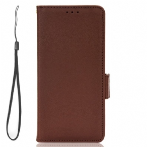 Flip Cover Xiaomi Redmi Note 12 4G Ultra Fin Med Snor