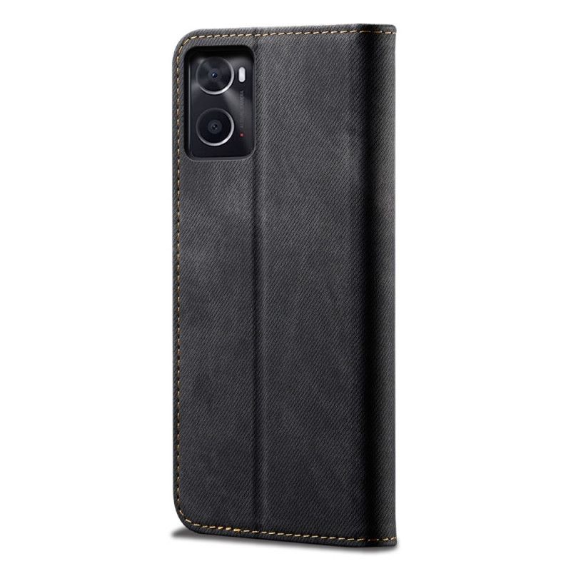 Cover Realme 9i Flip Cover Denimstof