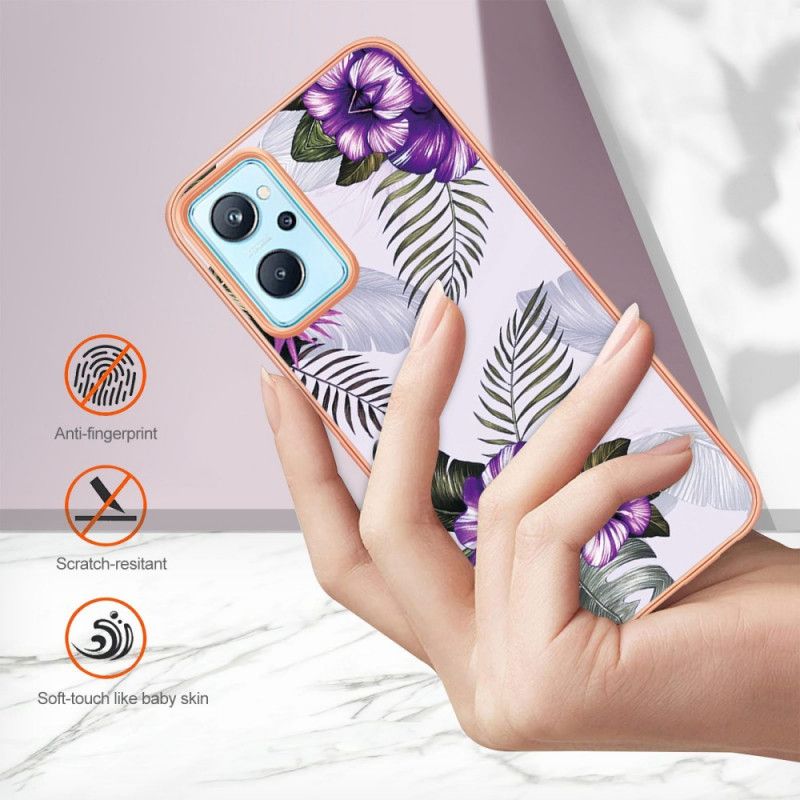 Cover Realme 9i Mini Lilla Blomster