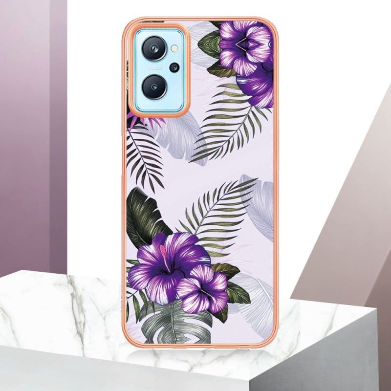 Cover Realme 9i Mini Lilla Blomster