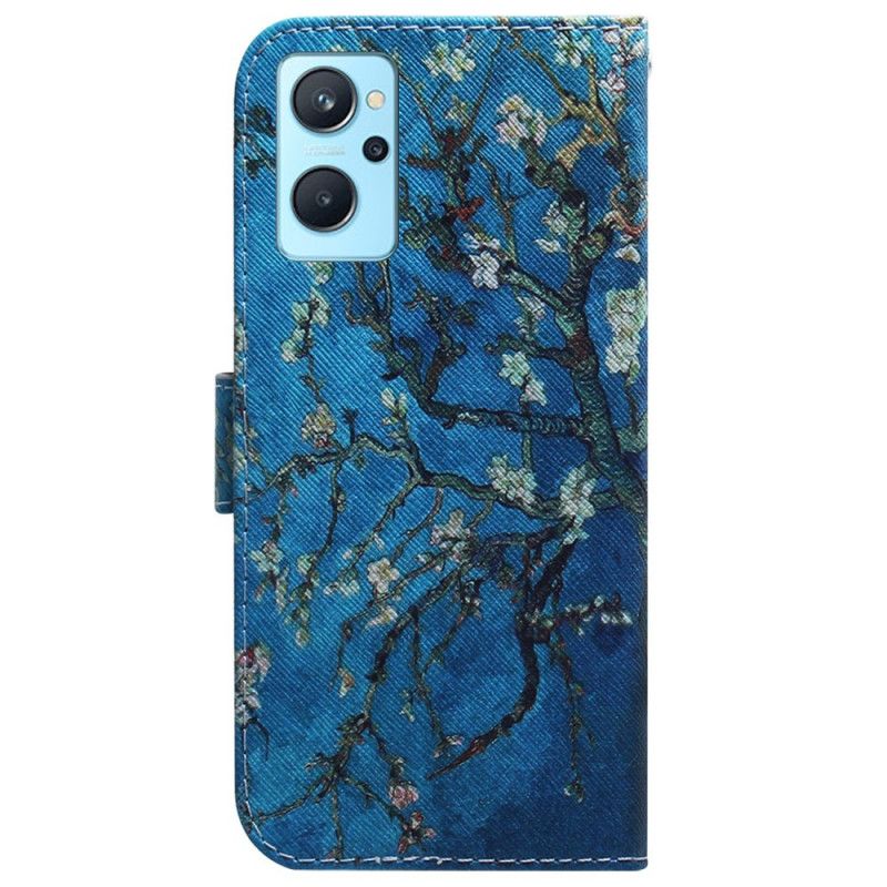 Flip Cover Realme 9i Blomstrende Grene