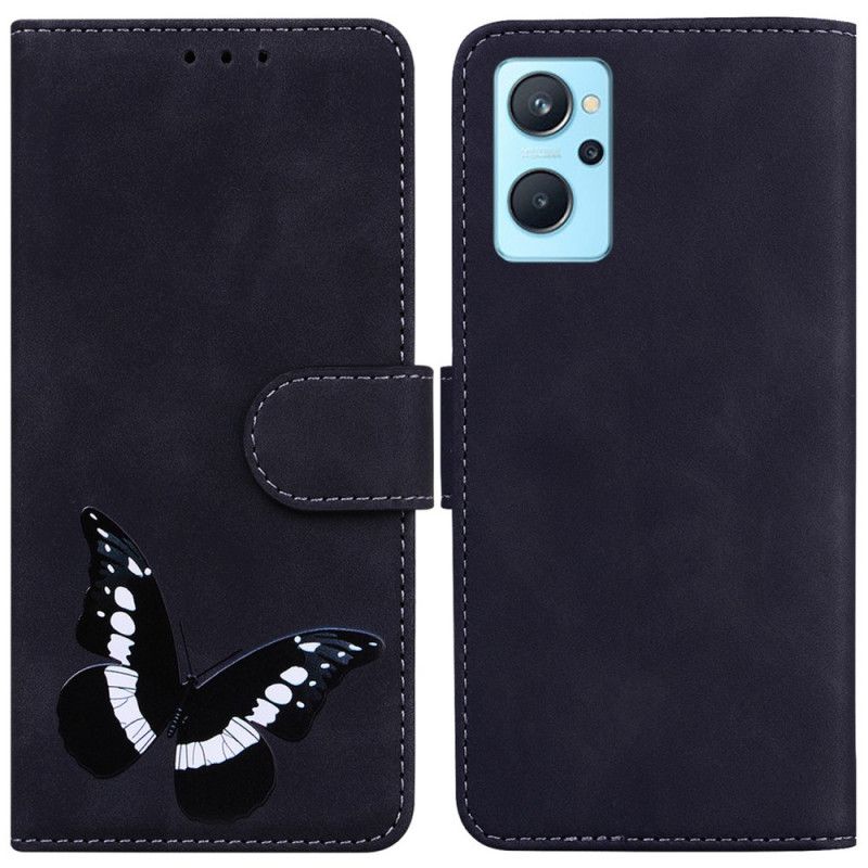 Flip Cover Realme 9i Butterfly Touch Hud