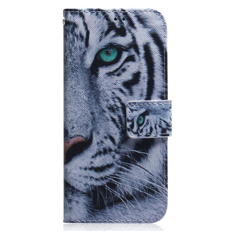 Flip Cover Realme 9i Hvid Tiger