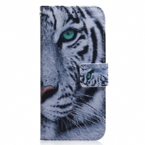 Flip Cover Realme 9i Hvid Tiger