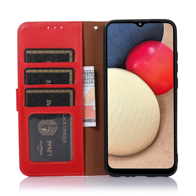 Flip Cover Realme 9i Khazneh Bicolor Bladholder