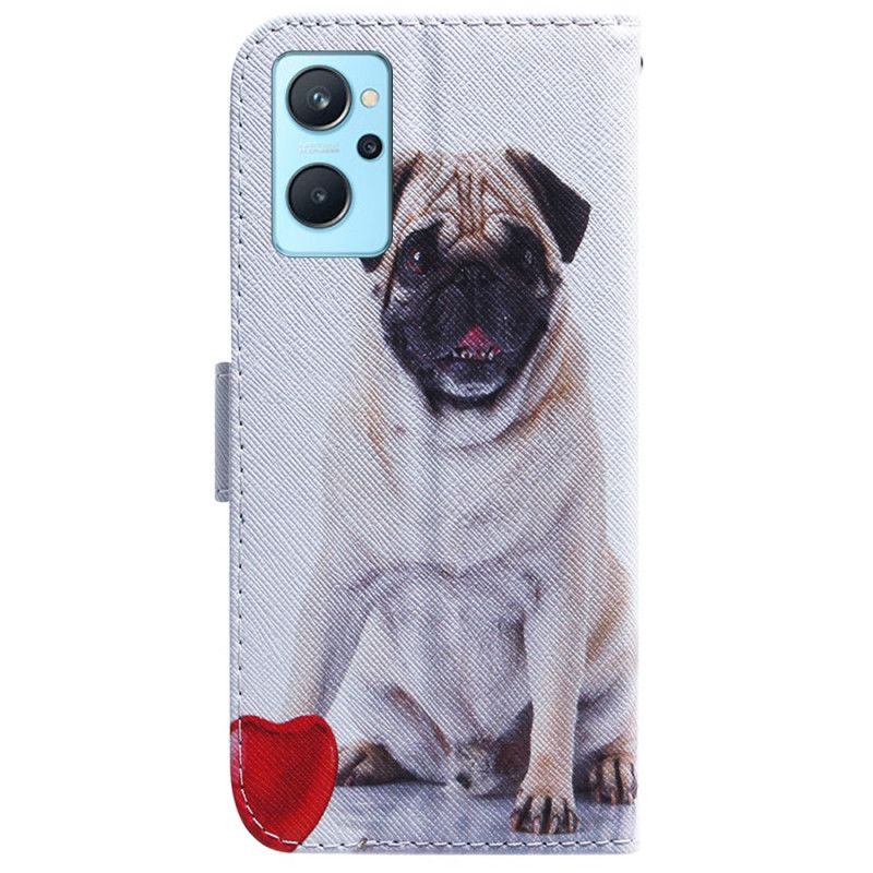 Flip Cover Realme 9i Mopshund