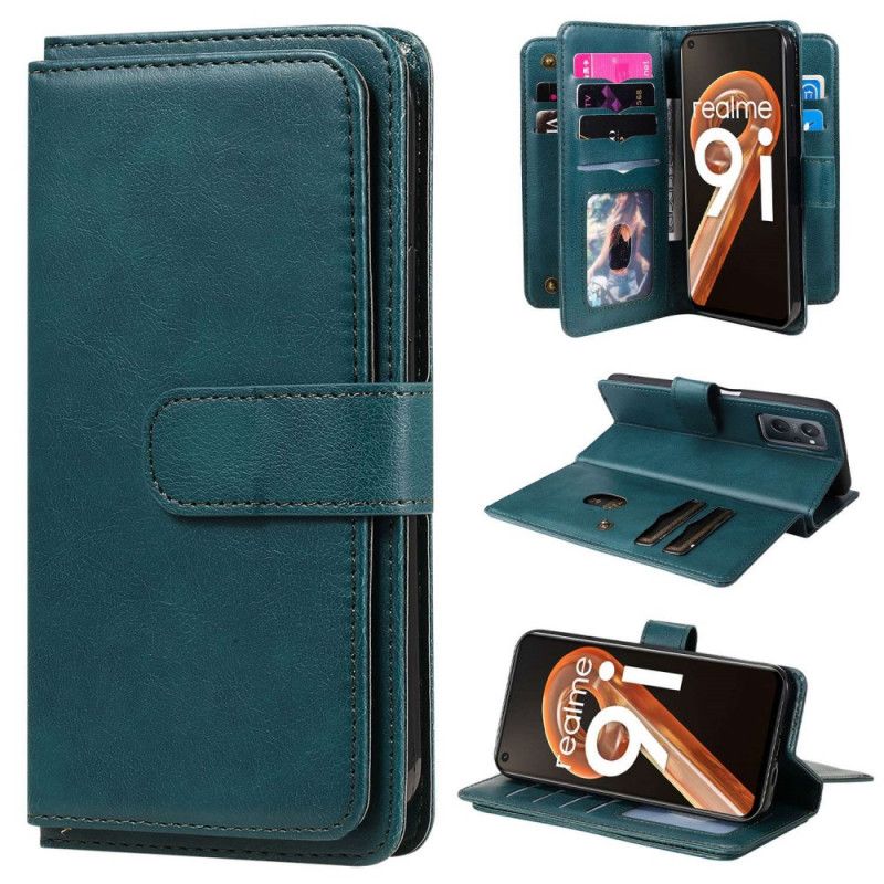 Flip Cover Realme 9i Multifunktions Business Wallet