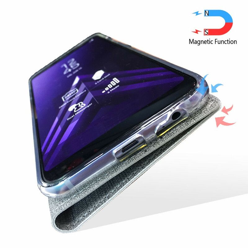 Cover OnePlus 7T Pro Flip Cover Tekstureret