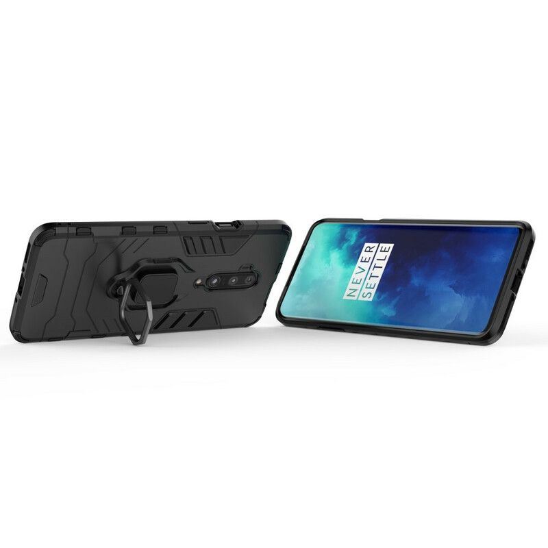 Cover OnePlus 7T Pro Modstandsdygtig Ring