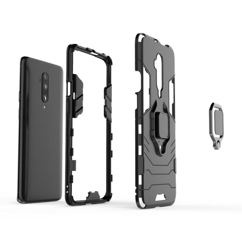 Cover OnePlus 7T Pro Modstandsdygtig Ring