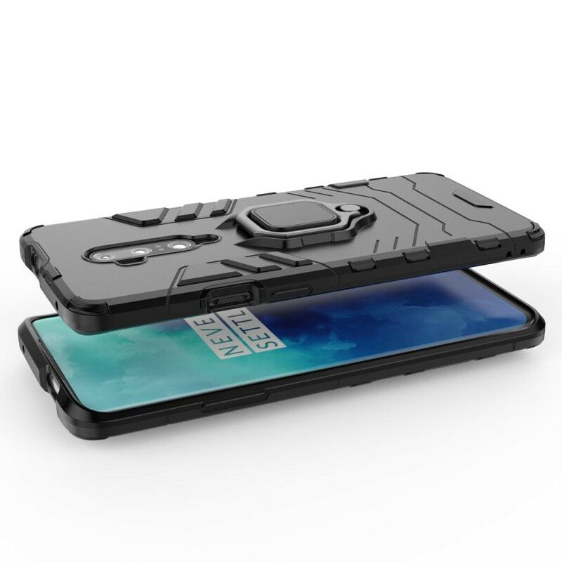 Cover OnePlus 7T Pro Modstandsdygtig Ring