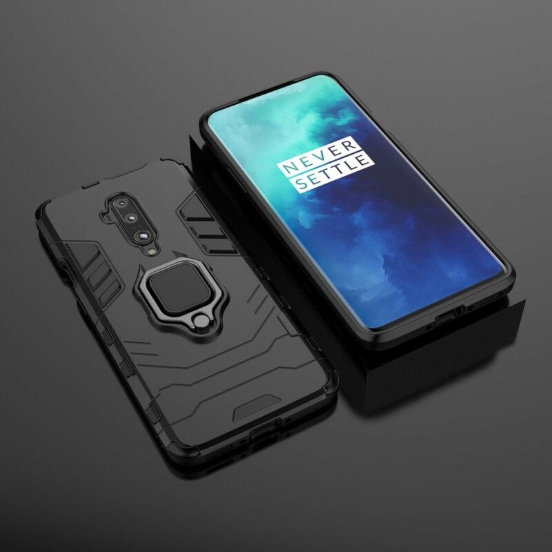 Cover OnePlus 7T Pro Modstandsdygtig Ring