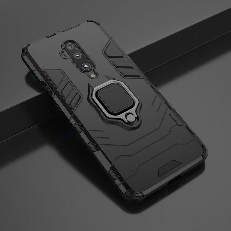 Cover OnePlus 7T Pro Modstandsdygtig Ring